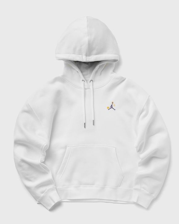 White and gold store jordan hoodie