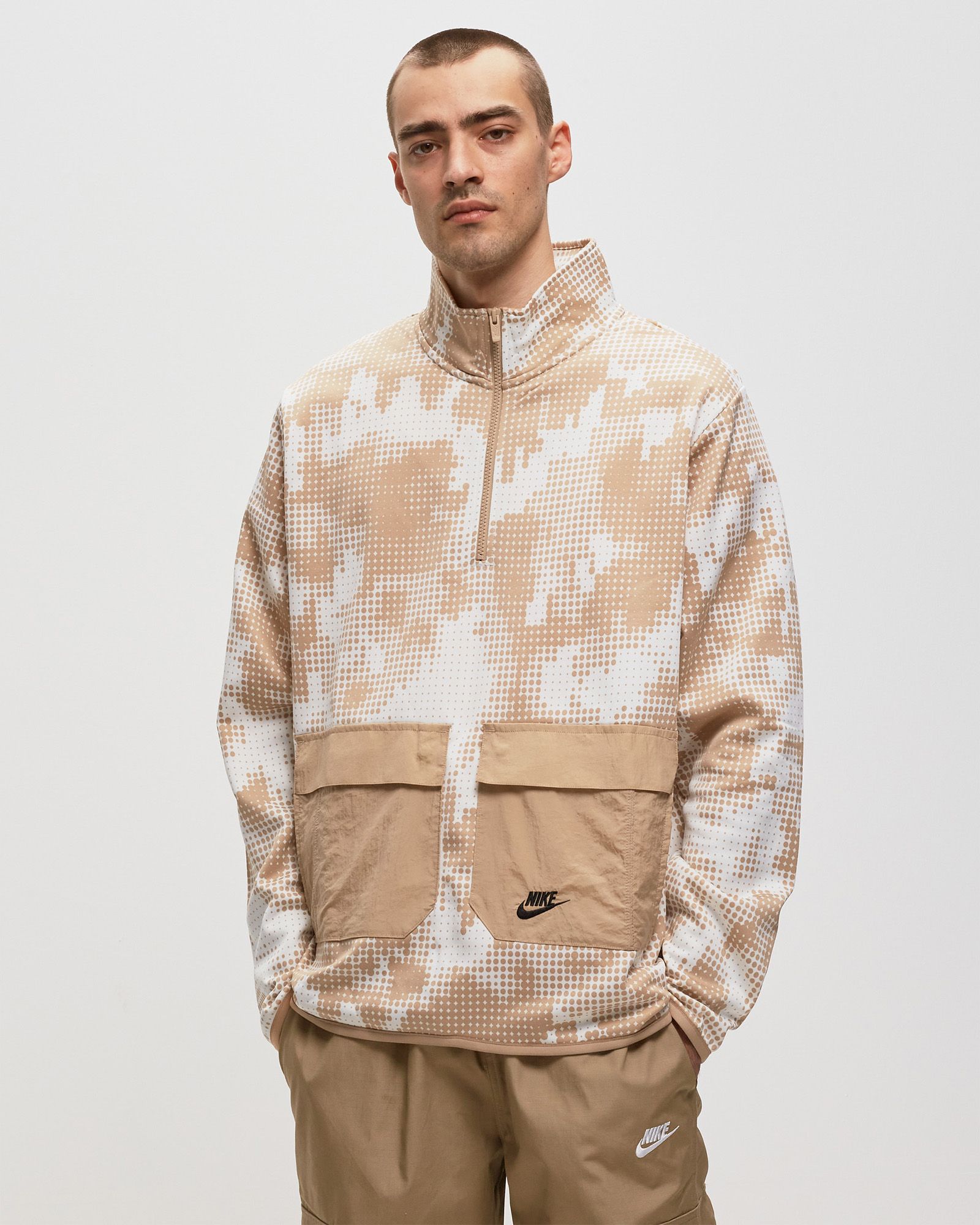 Fleece Halfzip All over Print