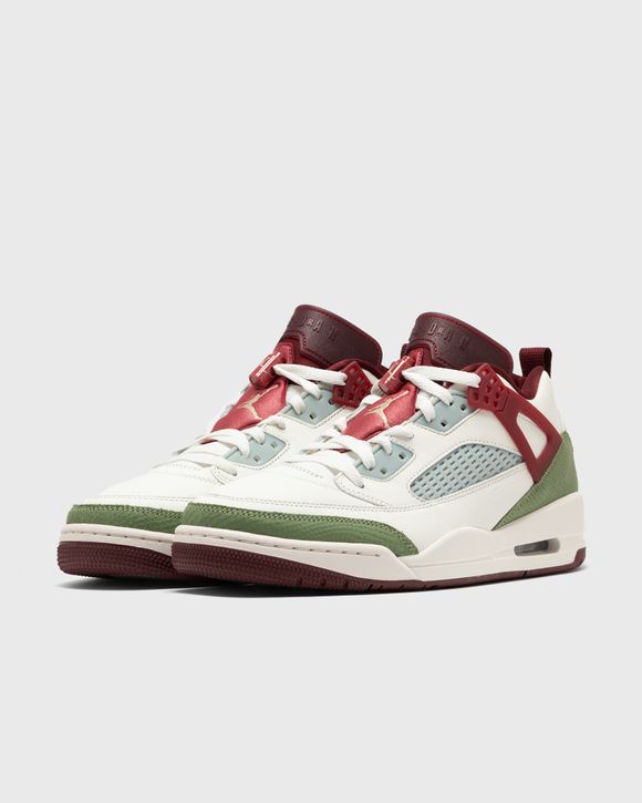 Jordan JORDAN SPIZIKE LOW CNY Red/Beige - SAIL/MTLC GOLD GRAIN-OIL GREEN