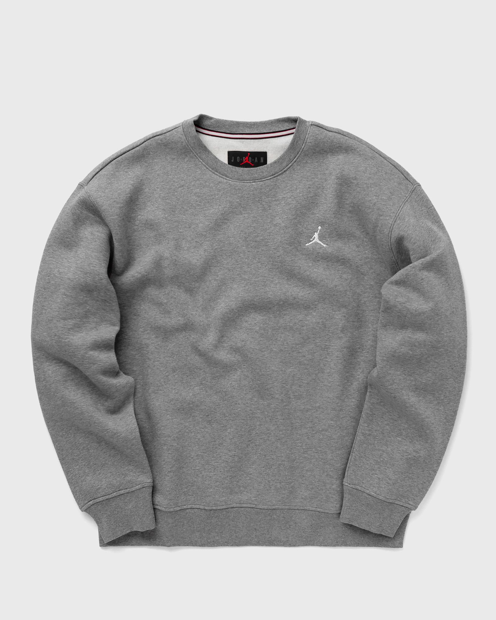 Jordan - essentials fleece crewneck sweatshirt men sweatshirts grey in größe:m
