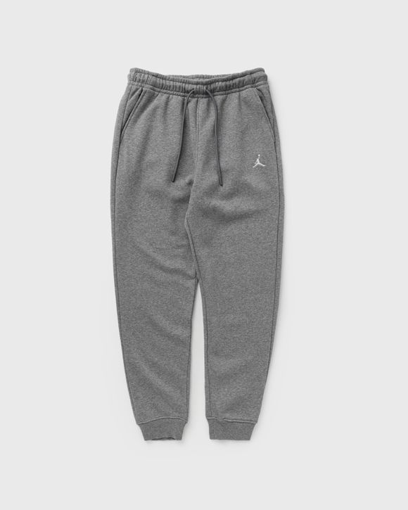 Jordan Essentials Fleece Pants Grey - CARBON HEATHER/WHITE