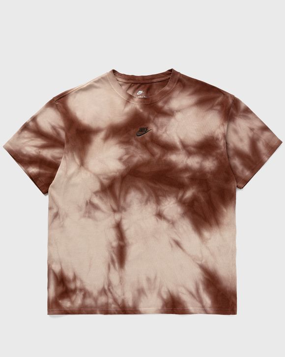 Nike Sportswear Premium Essentials Tie-Dye Short-Sleeve Top Brown