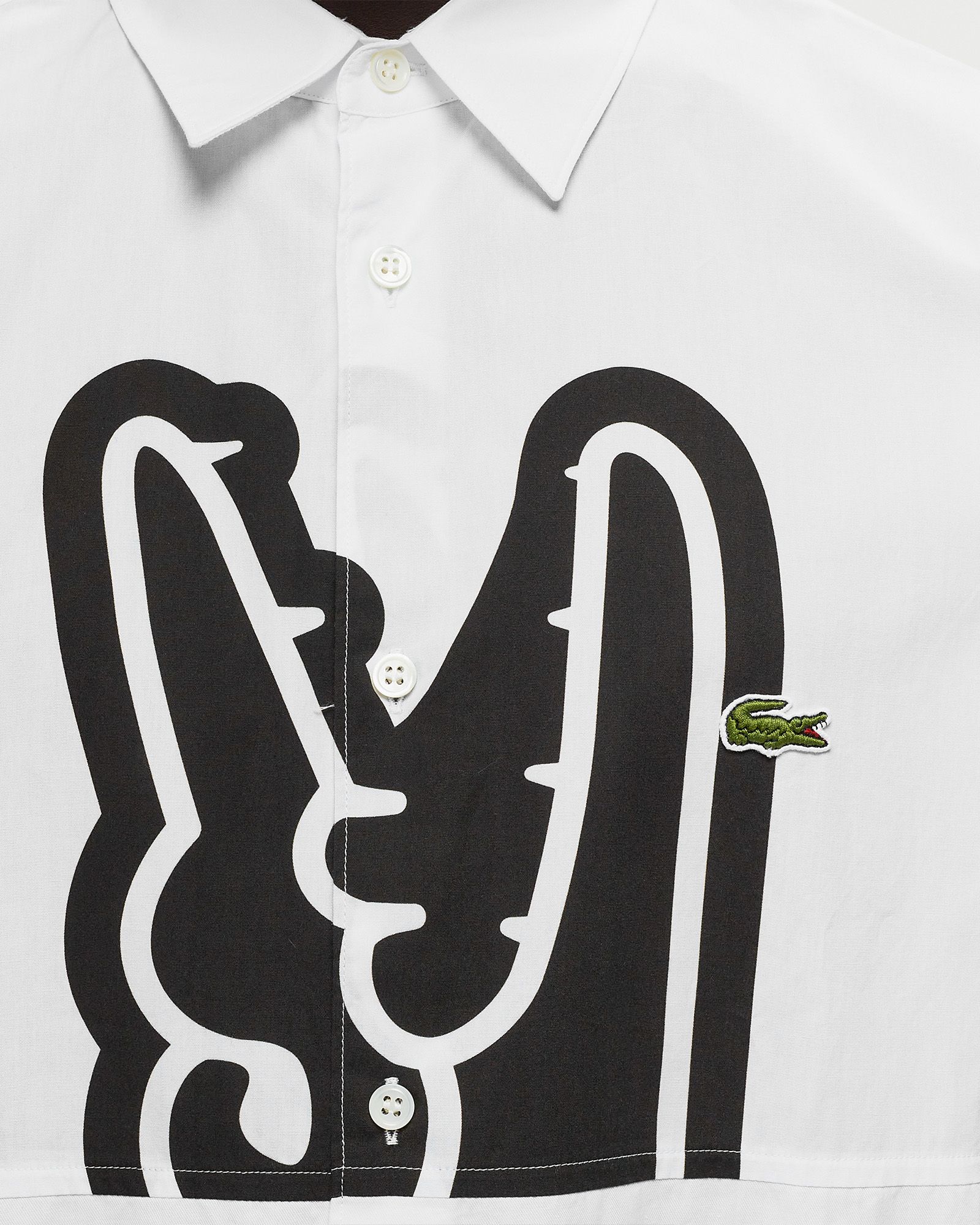 X LACOSTE WOVEN SHIRT