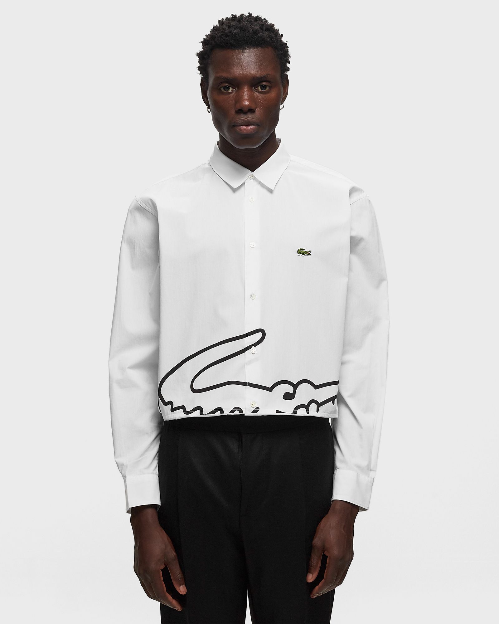 x LACOSTE SHIRT WOVEN