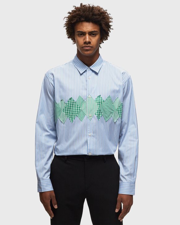 Comme des Garçons Shirt SHIRT WOVEN Blue - STRIPE