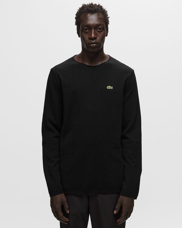 Lacoste black long sleeve 2024 shirt