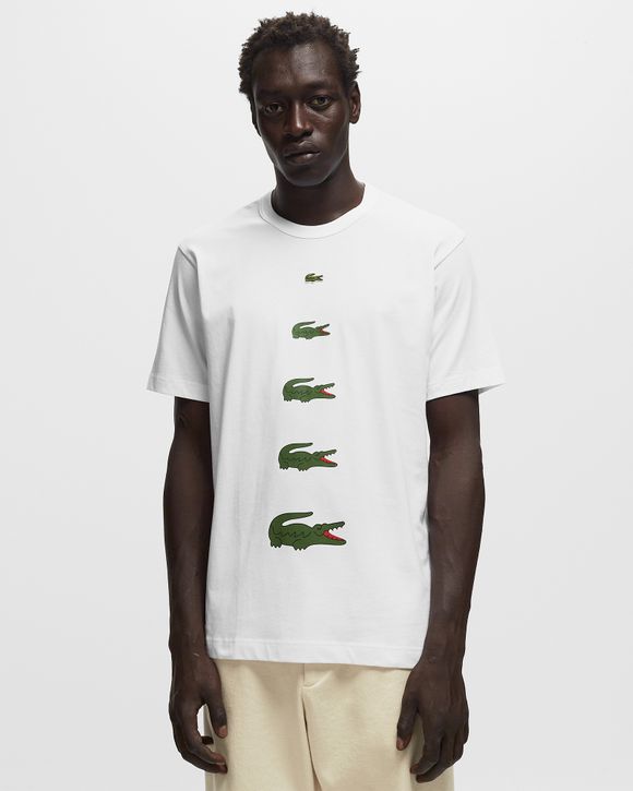 Comme des Garçons Shirt X LACOSTE KNIT TEE Green/White - WHITE