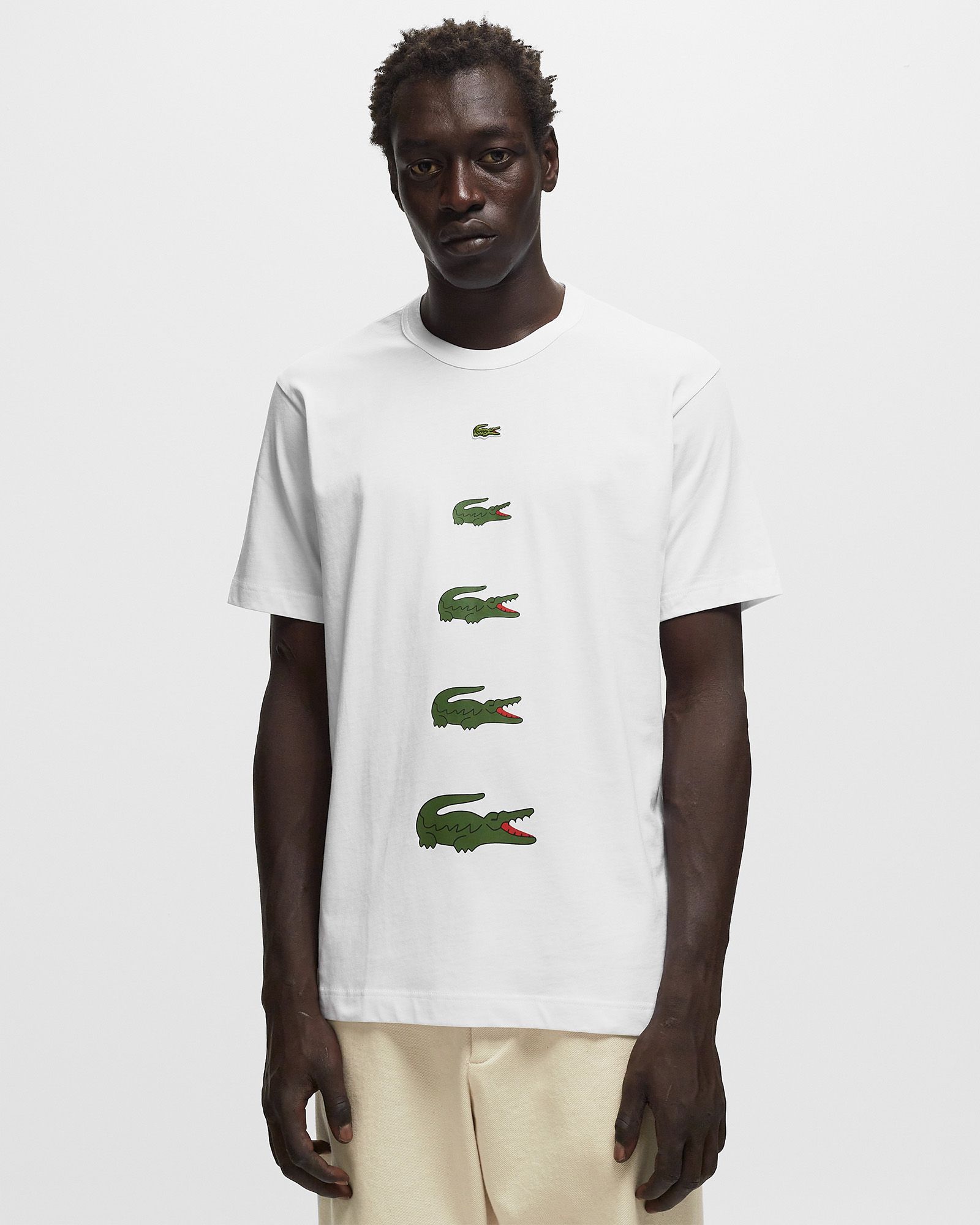 X LACOSTE KNIT TEE