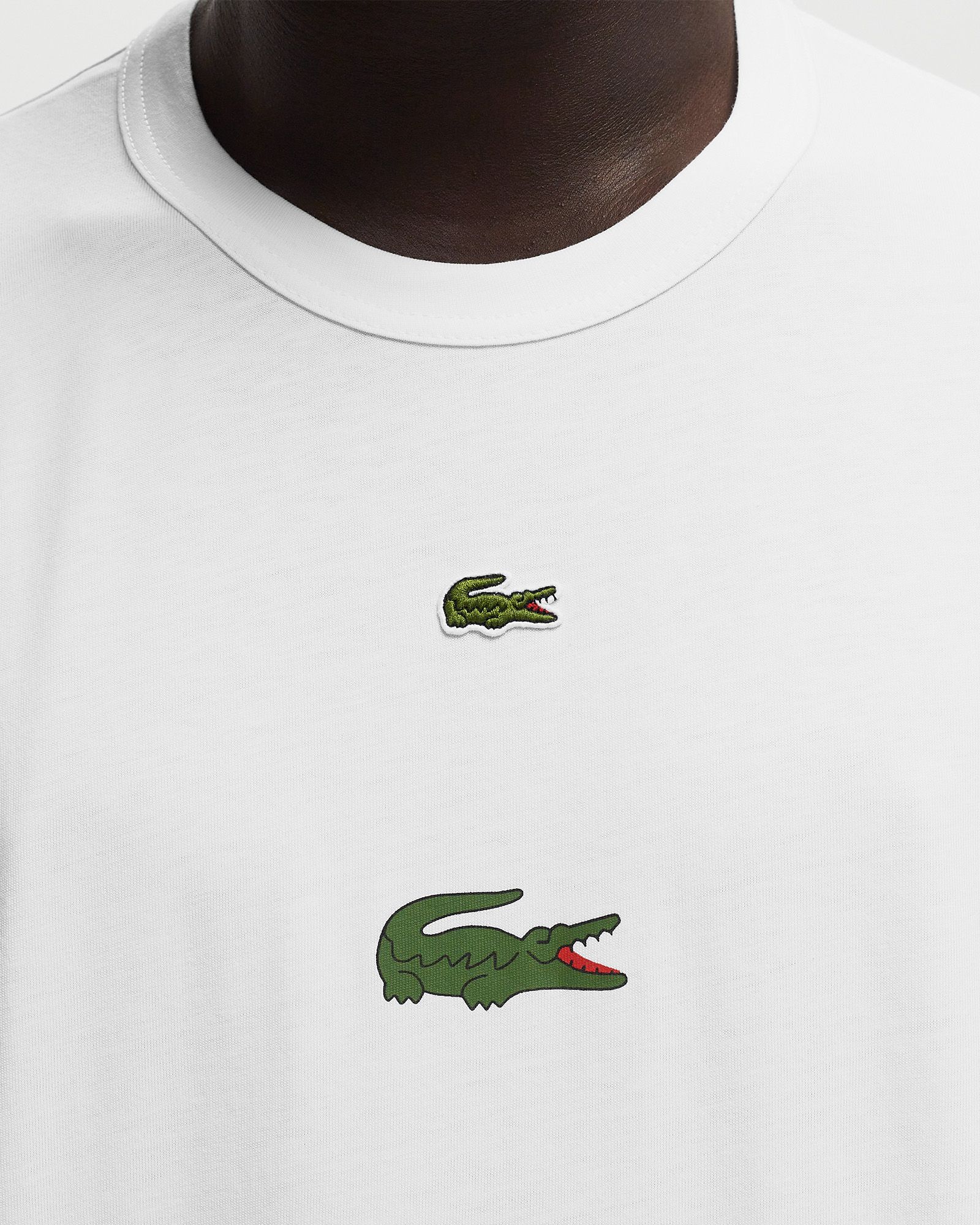 X LACOSTE KNIT TEE