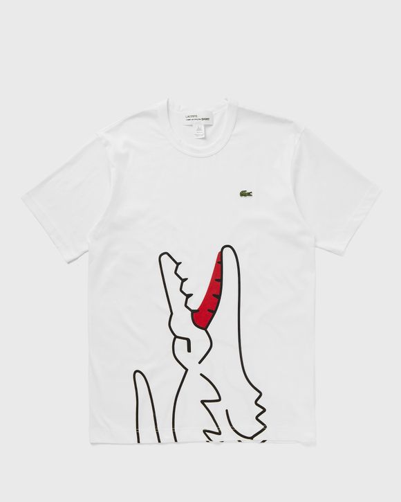Comme des Garçons Shirt X LACOSTE KNIT TEE White | BSTN Store