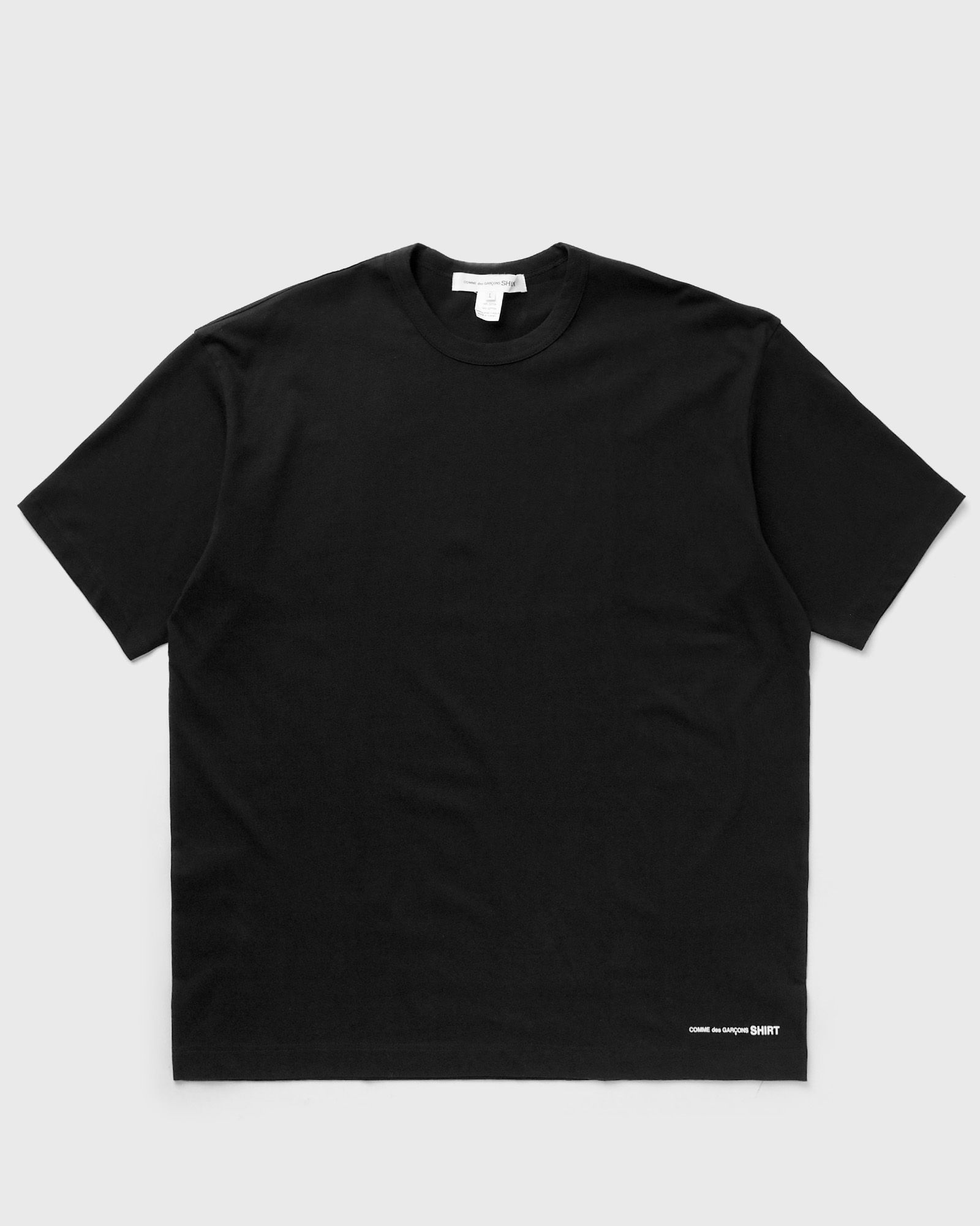 Comme des Garçons Shirt - mens t-shirt knit men shortsleeves black in größe:xl