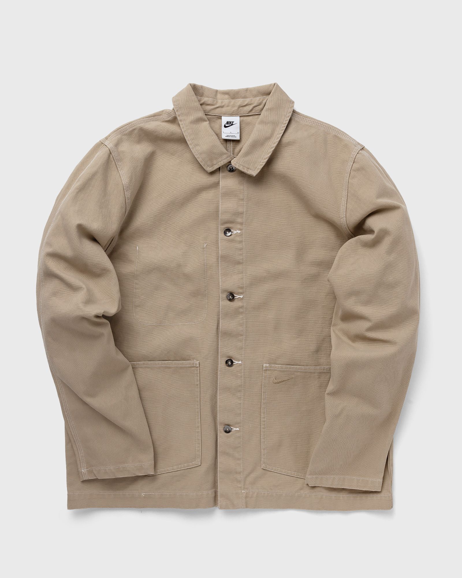 Nike - life men's chore coat men overshirts brown in größe:xl