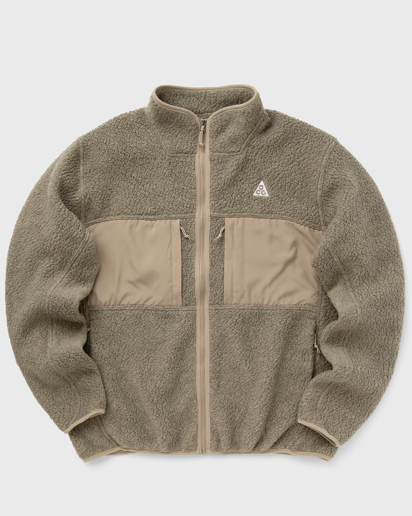 Nike - acg arctic wolf full-zip top men fleece jackets beige in größe:xxl