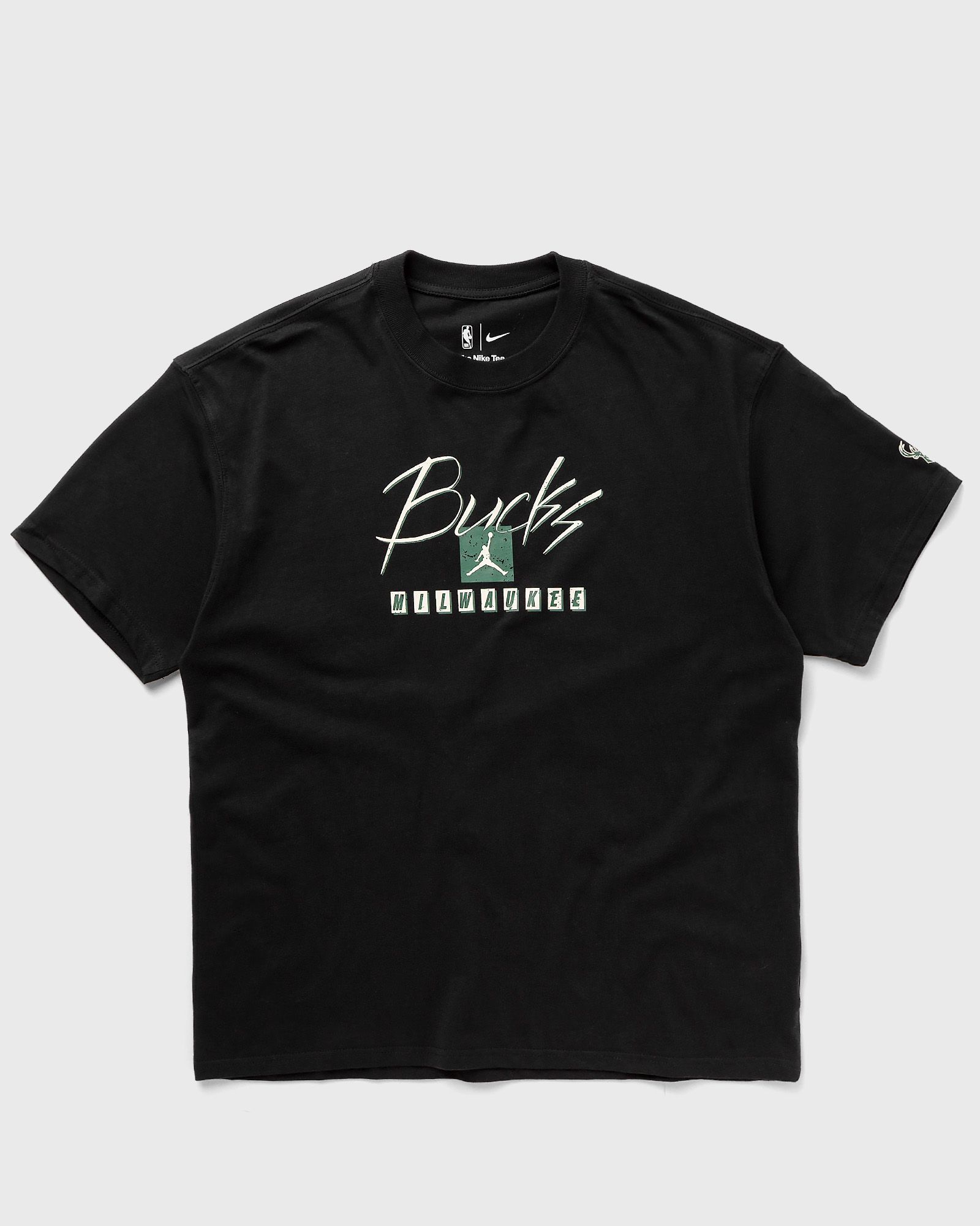 Nike - milwaukee bucks  statement max 90 t-shirt men shortsleeves black in größe:xl