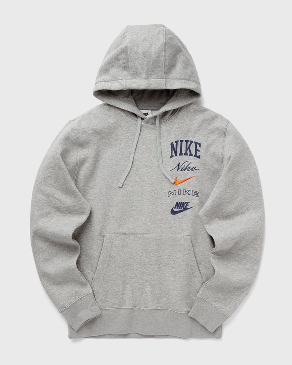 Nike Club Fleece Pullover Hoodie Grey