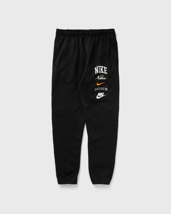 Nike club cuffed sweatpants in online black