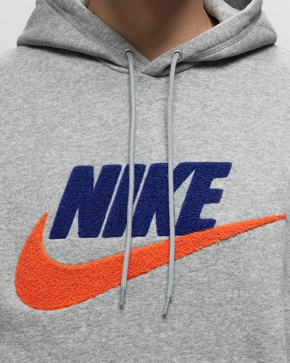 Nike Club Fleece Pullover Hoodie Grey