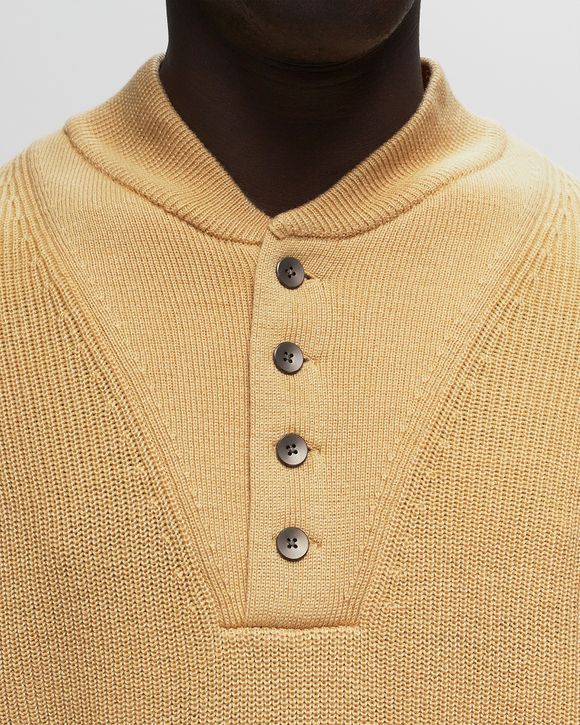 Military sale henley sweater