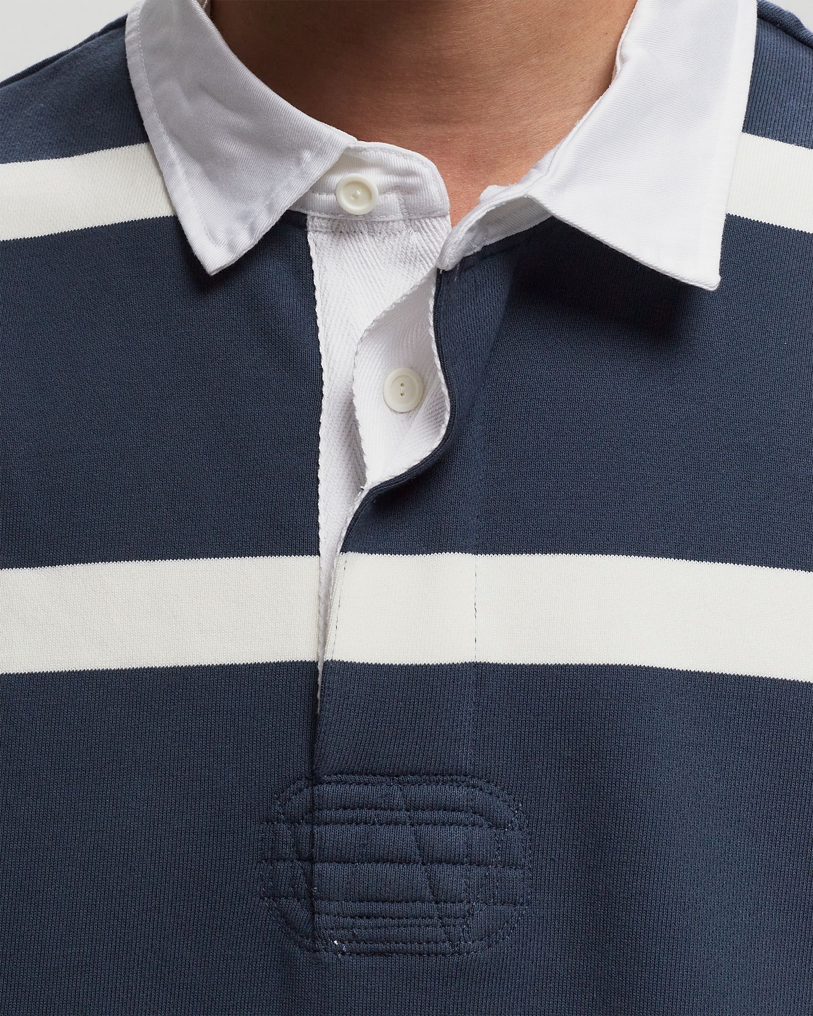 Nike Life Striped Heavyweight Rugby Shirt