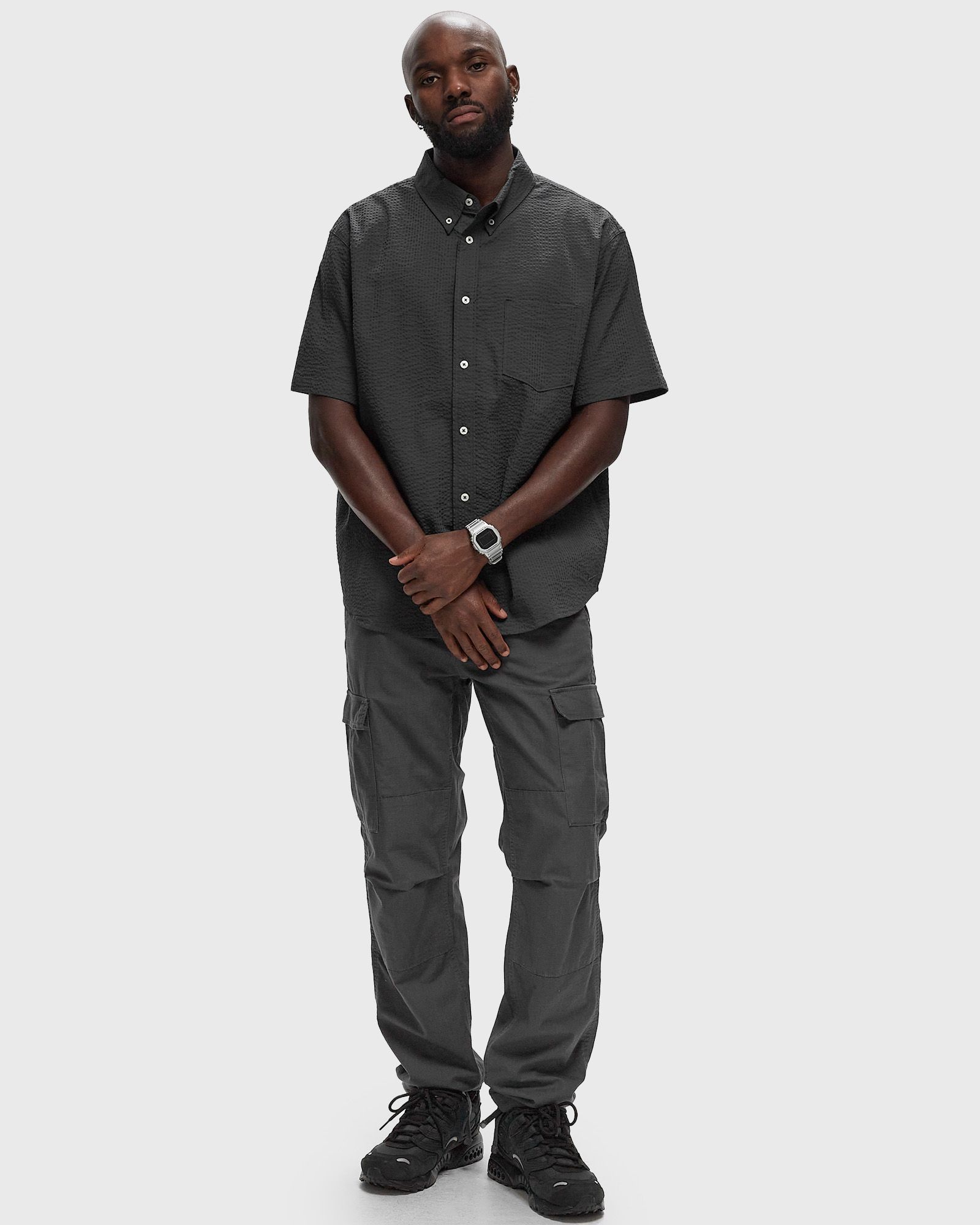 Life Short-Sleeve Seersucker Button-Down Shirt