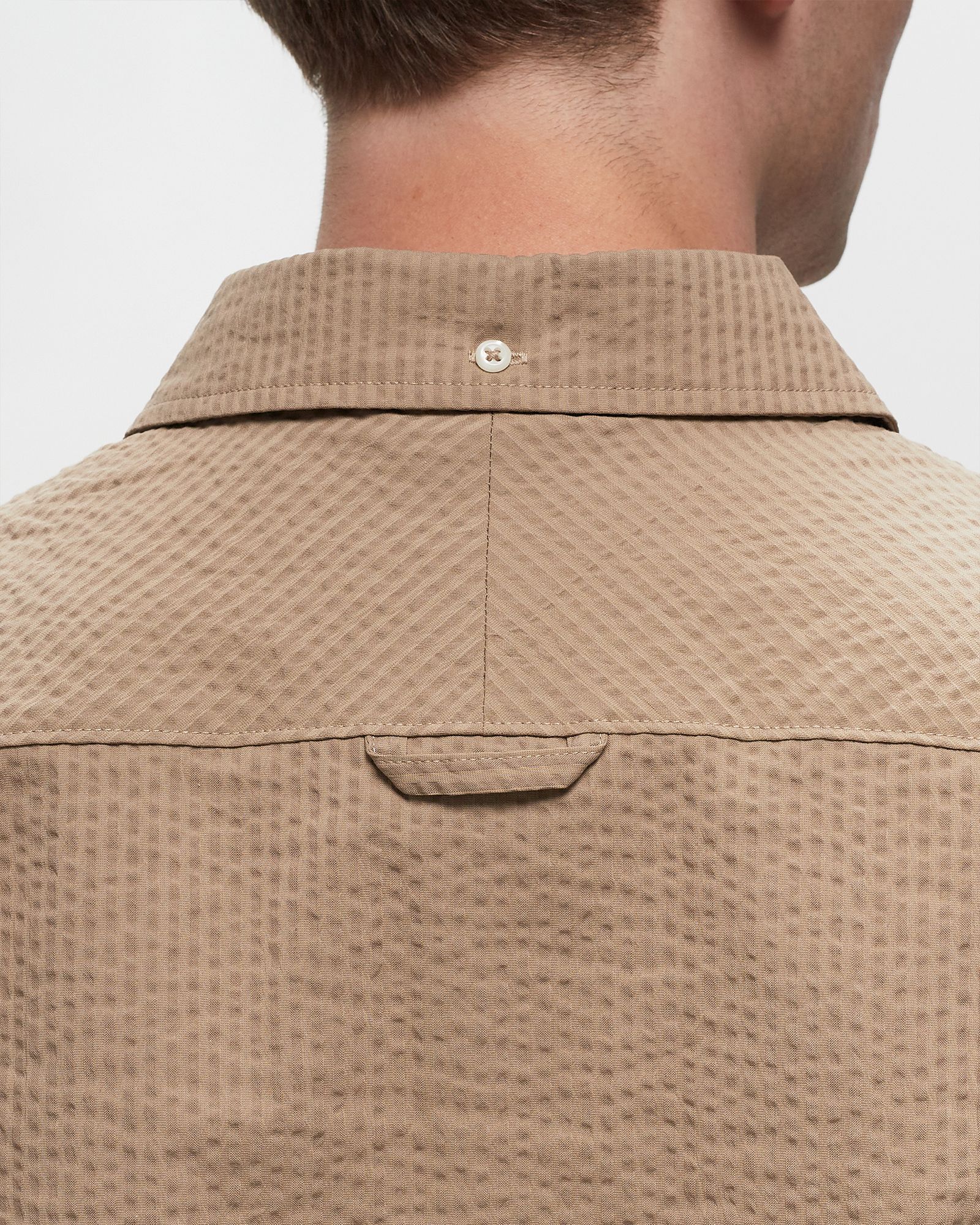 Life Short-Sleeve Seersucker Button-Down Shirt