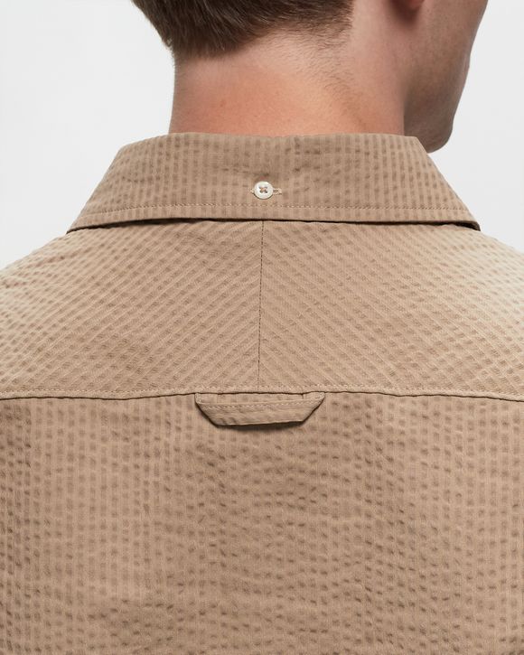 Life Short-Sleeve Seersucker Button-Down Shirt