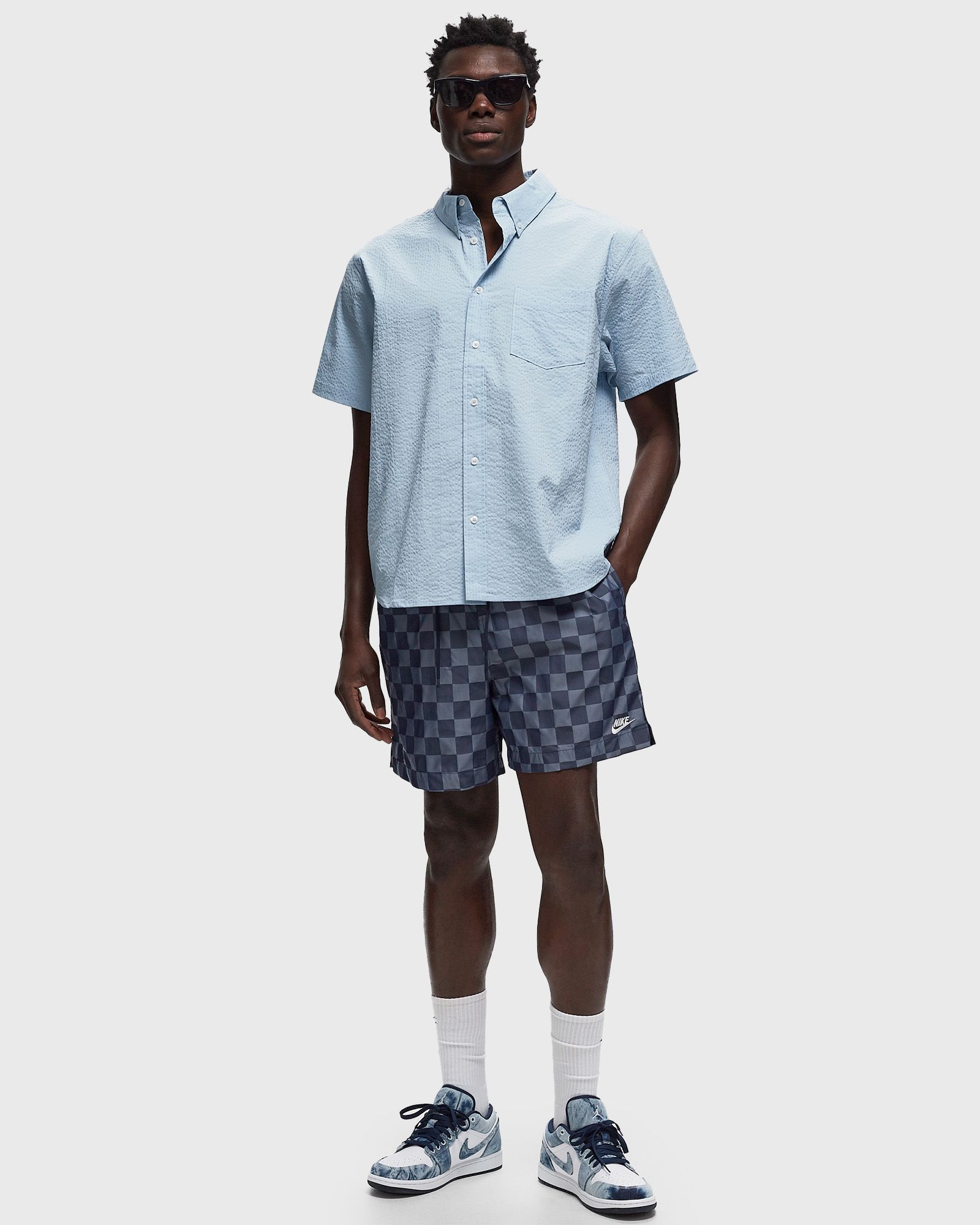 Life Short-Sleeve Seersucker Button-Down Shirt