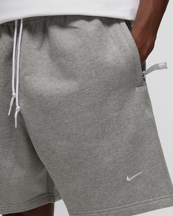 Nike swoosh best sale grey shorts