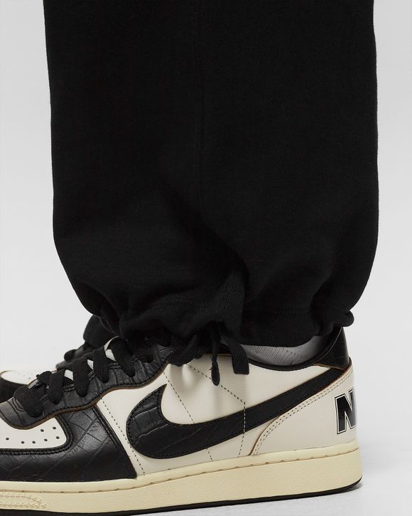 Solo Swoosh Open-Hem Brushed-Back Fleece Pants