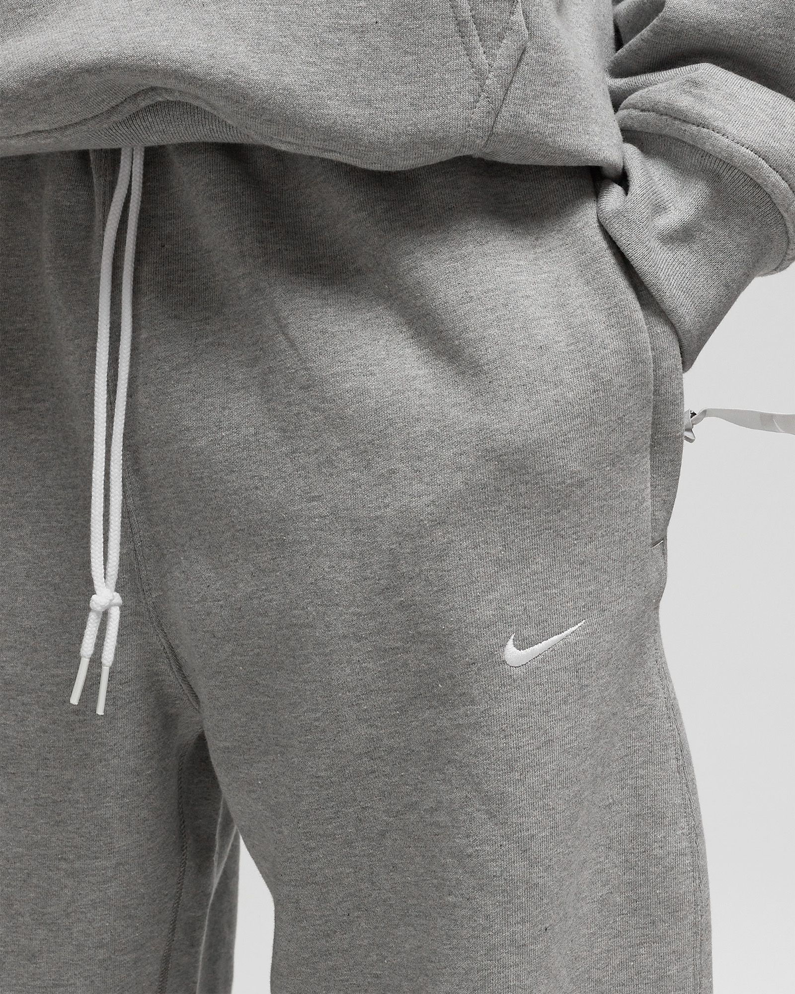 Solo Swoosh Open-Hem Brushed-Back Fleece Pants