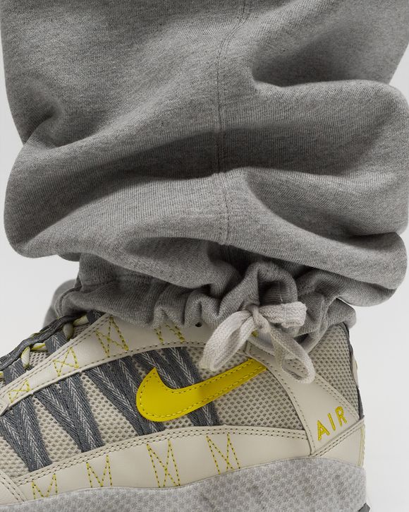 Nike Sweatpants Mens XL Dark Grey Polyester Yellow Swoosh Baggy Therma Fit