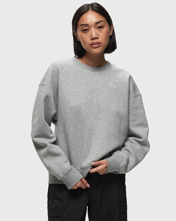 Jordan Jordan Brooklyn Fleece Women s Crewneck Sweatshirt Grey DK GREY HEATHER