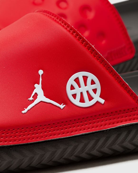 Red jordan online slides