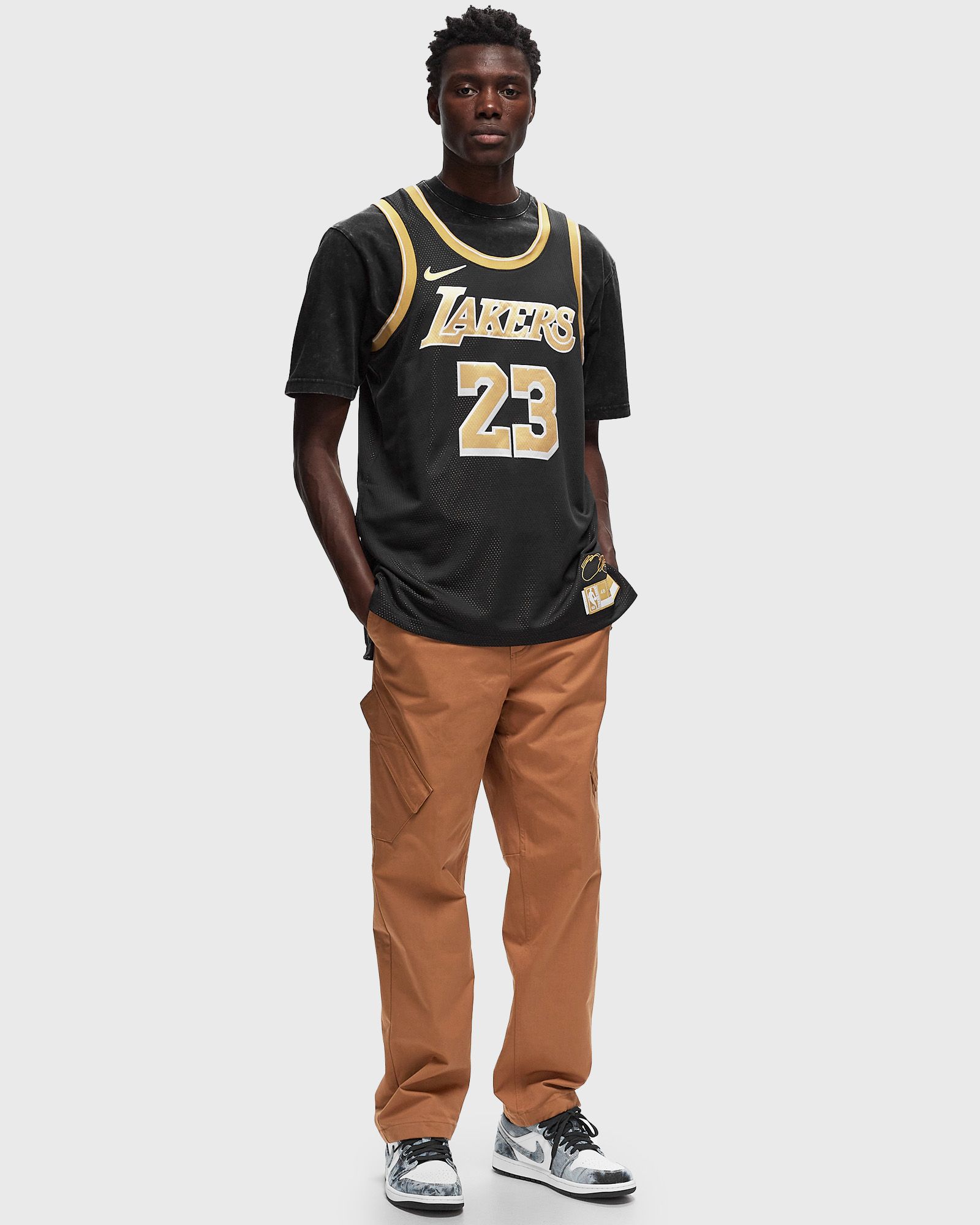 LAKERS レブロン　ジェームズ　ジャージ 6番 DRI-FIT サイズ44 LAKERS レブロン ジェームズ ジャージ 6番 DRI-FIT サイズ44 NWT