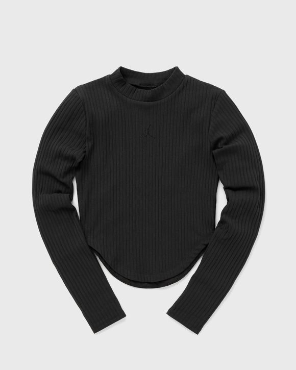 Jordan WMNS Long-Sleeve Knit Top Black - Off noir