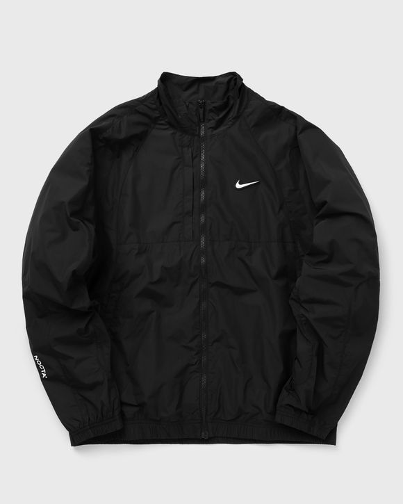 Nike Sportswear Solo Swoosh Woven Track Jacket 'Black/White' - FB8622-010