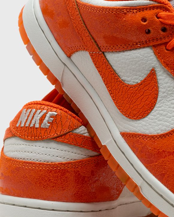 Nike WMNS DUNK LOW ‘Cracked Orange‘ Orange/White - LIGHT BONE/SAFETY  ORANGE-LASER ORAN