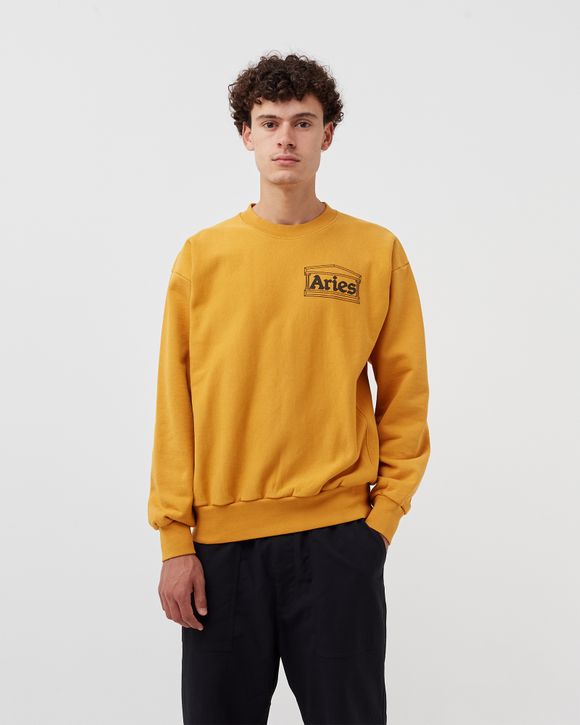 Aries Arise PREMIUM TEMPLE SWEATSHIRT Yellow