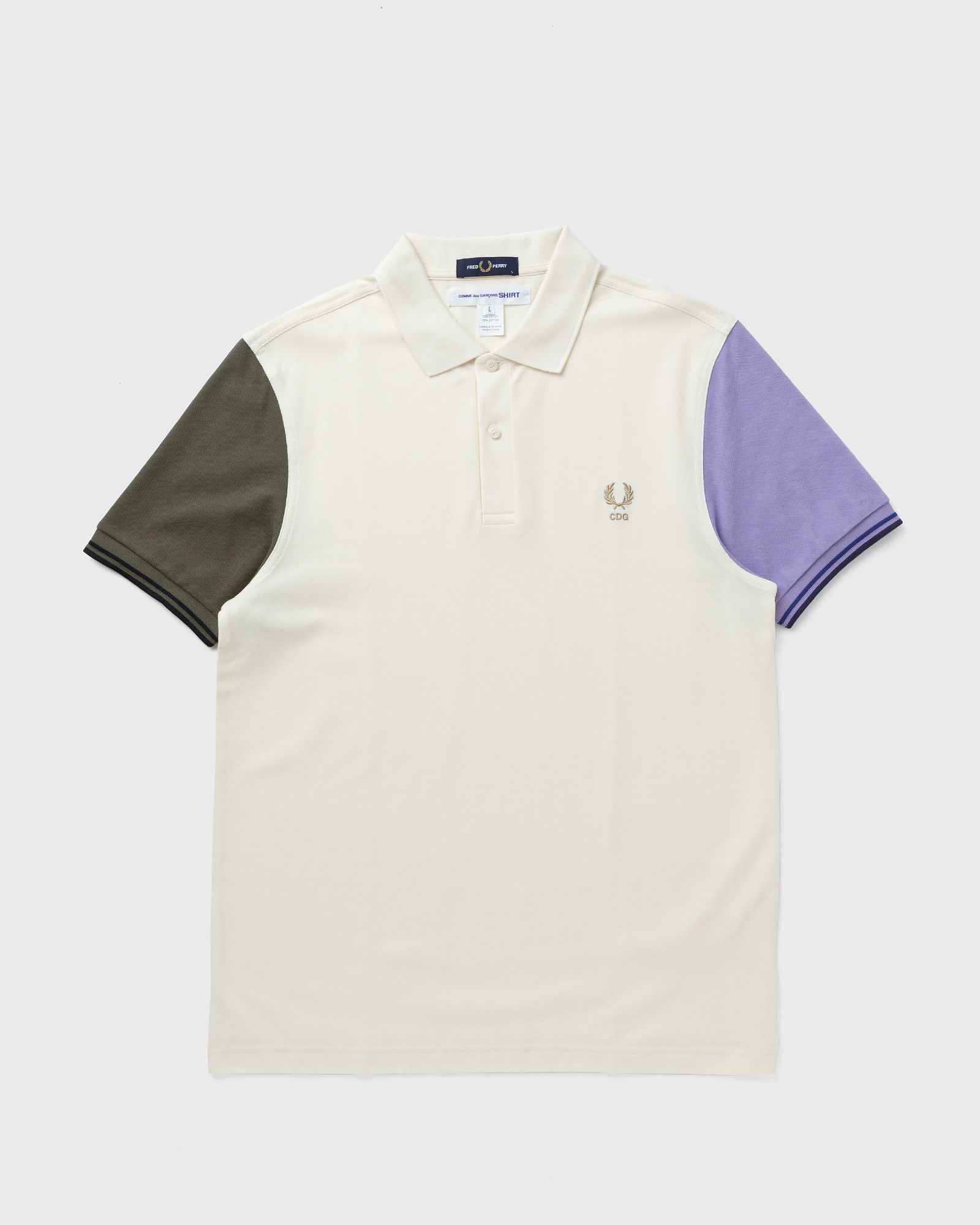 Comme des Garçons Shirt X FRED PERRY POLO KNIT White | BSTN