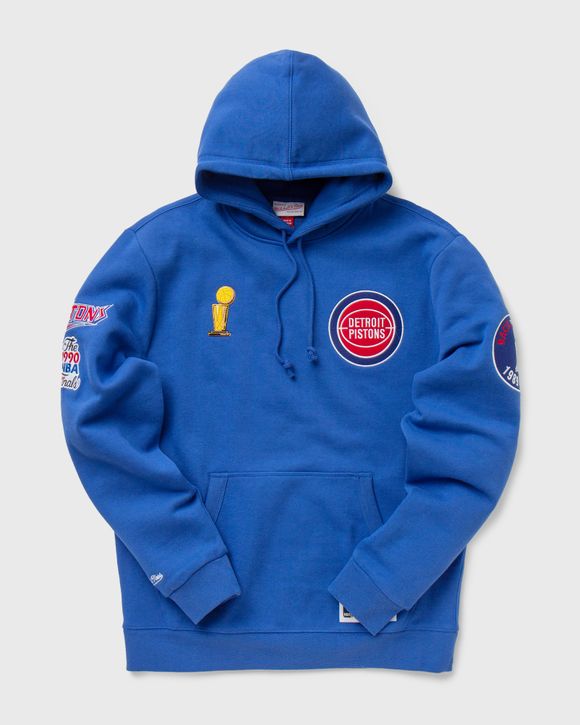 NEW Mitchell & Ness Jackets and Jersey's - Mitchell & Ness Nba Detroit  Pistons Champ City Hoodie (Royal)