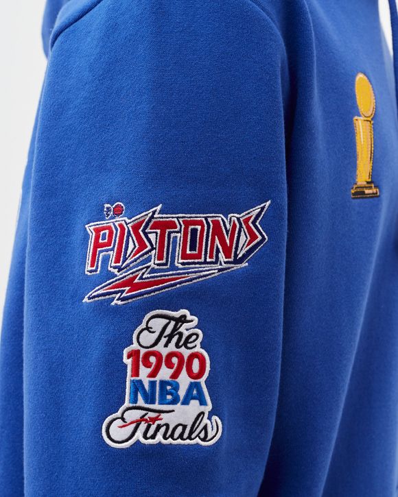 NEW Mitchell & Ness Jackets and Jersey's - Mitchell & Ness Nba Detroit  Pistons Champ City Hoodie (Royal)