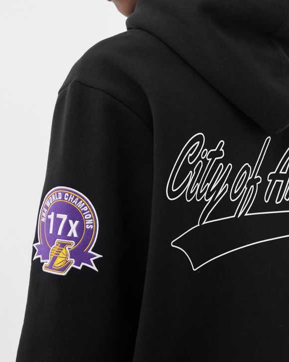 MITCHELL & NESS Los Angeles Lakers Champ City Hoodie FPHD3236-LALYYPPPBLCK  - Karmaloop