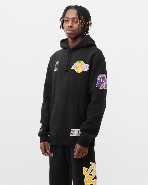 Mitchell & Ness Men's Los Angeles Lakers Purple Champ City Hoodie, Small