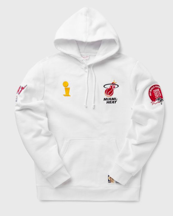 Mitchell & Ness Champ City Hoody - Miami Heat White | BSTN Store