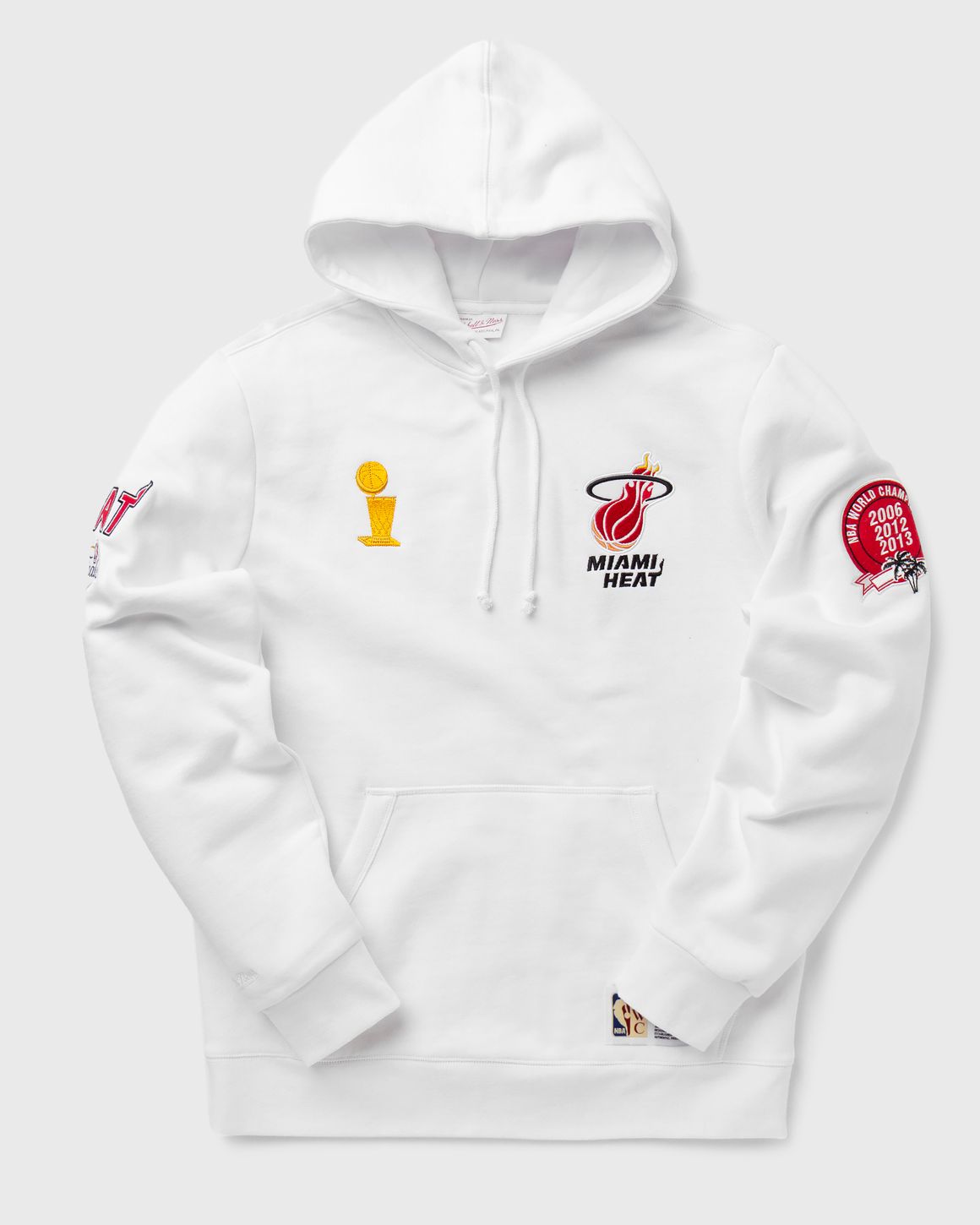 Mitchell & Ness Champ City Hoody - Miami Heat White | BSTN Store