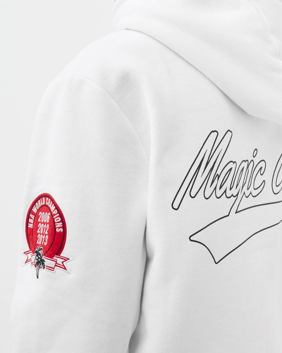 Mitchell & Ness Champ City Hoody - Miami Heat White | BSTN Store