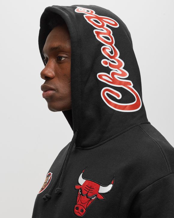 Chicago Bulls 6 Times Crew Sweatshirt by Mitchell & Ness - Black - Mens