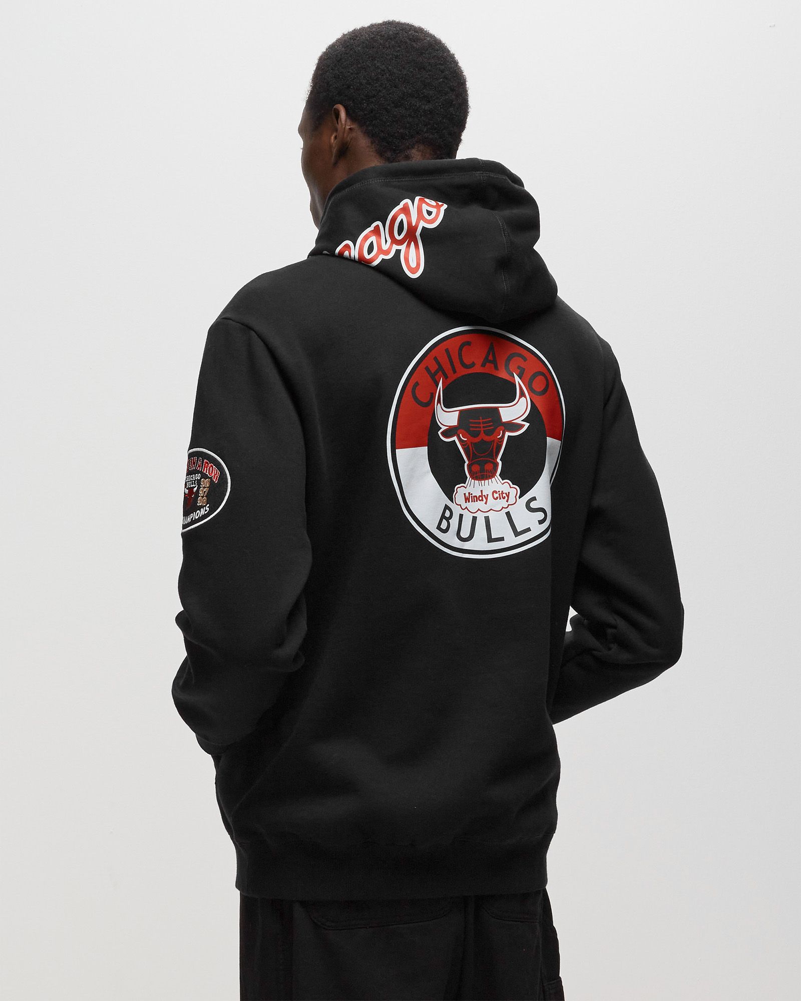 NBA M&N CITY COLLECTION FLEECE HOODIE BULLS