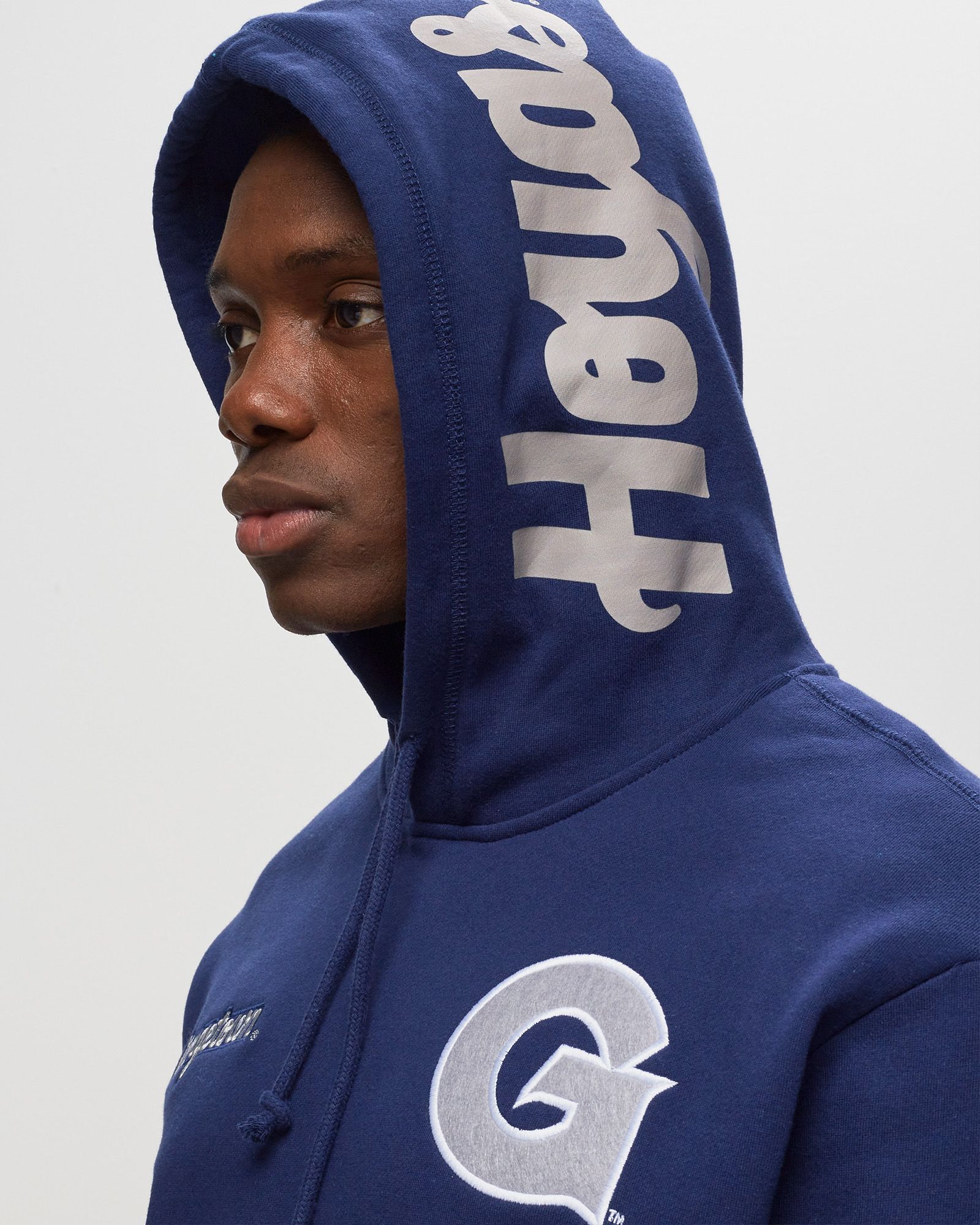 NCAA M&N CITY COLLECTION FLEECE HOODIE GEORGETOWN