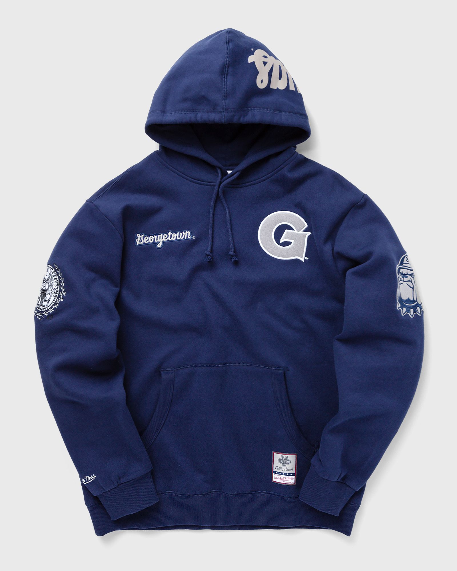 NCAA M&N CITY COLLECTION FLEECE HOODIE GEORGETOWN